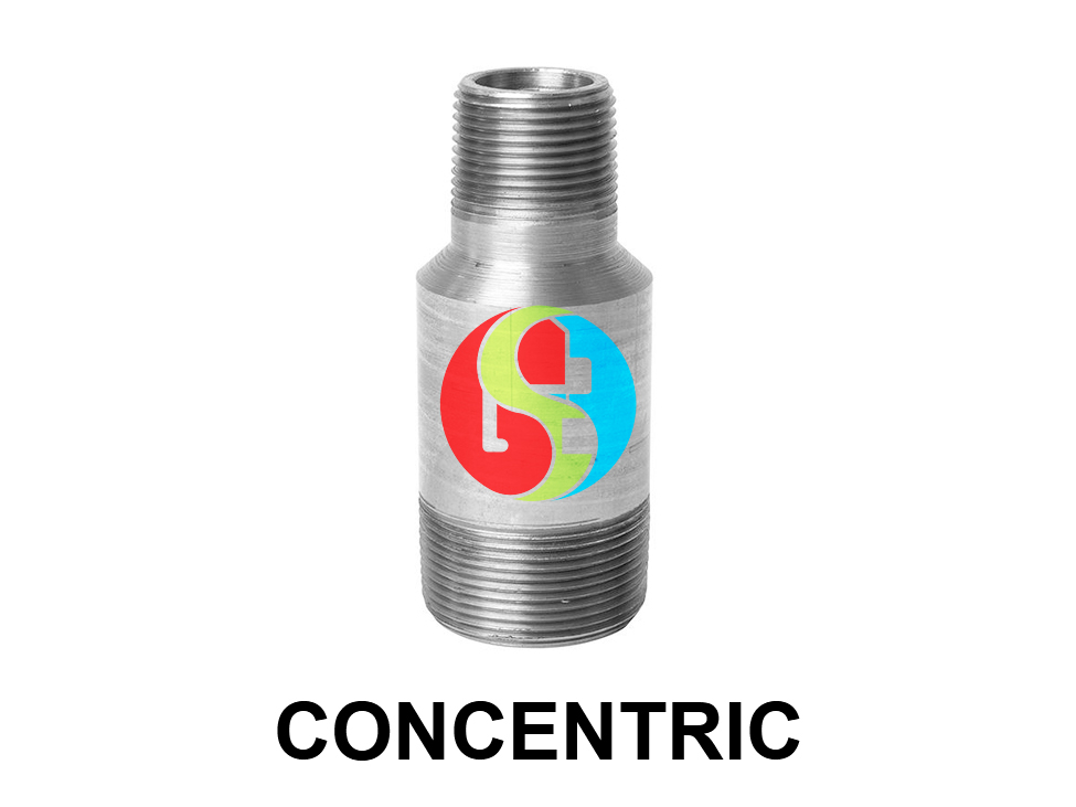 Swage Nipple Threaded Concentric Eccentric Stainless Steel